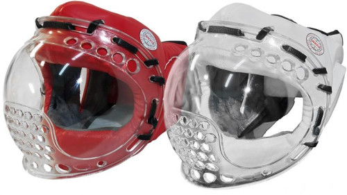 Шлем с маской для Косики каратэ КРИСТАЛЛ-1 липучка Рэй-Спорт фото 2