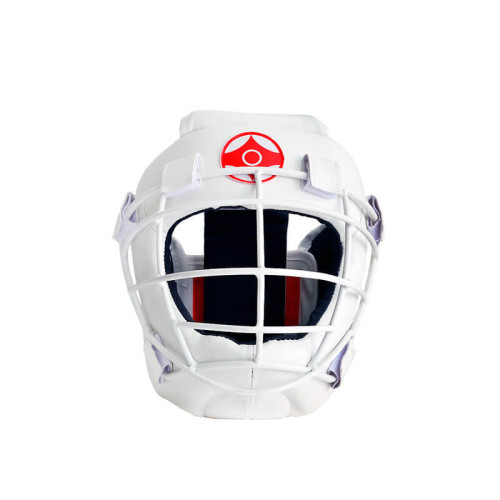 Шлем для каратэ c маской Атлант-2 кожа 35-64 фото 3