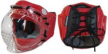 Шлем с маской для Косики каратэ КРИСТАЛЛ-1 шнуровка Рэй-Спорт