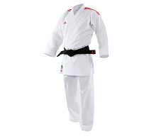 Кимоно для каратэ Adilight Primegreen WKF Adidas (цветные плечи)