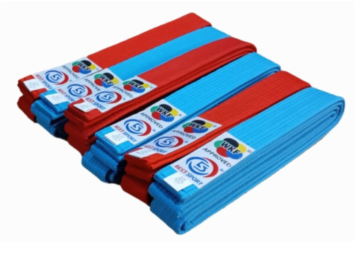 Пояс для кимоно 2808 WKF Approved 4 см Bestsport