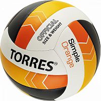 Мяч волейбольный TORRES Simple Orange V32125