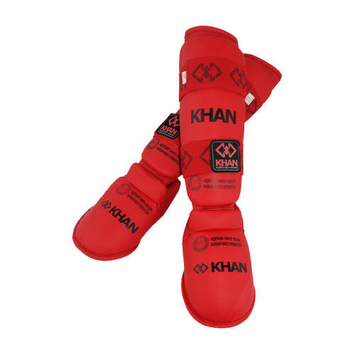 Защита голени и стопы для каратэ ФКР Khan