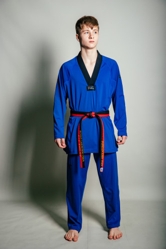 Добок для тхэквондо WT Evo Uniform Tusah синий