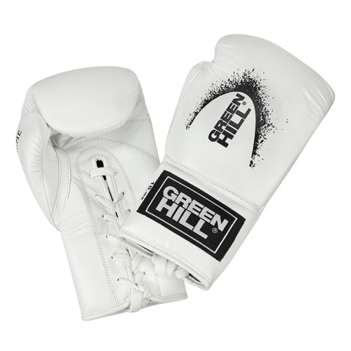 Перчатки боксерские на шнуровке Supreme BGS-2111 Green Hill фото 3