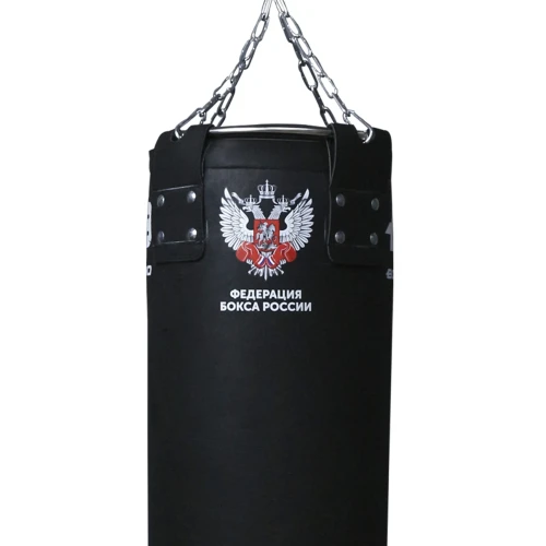 Мешок боксерский Boybo Titan ФБР иск. кожа, black фото 2