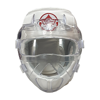 Шлем для каратэ со съёмной пластиковой маской 35-07S