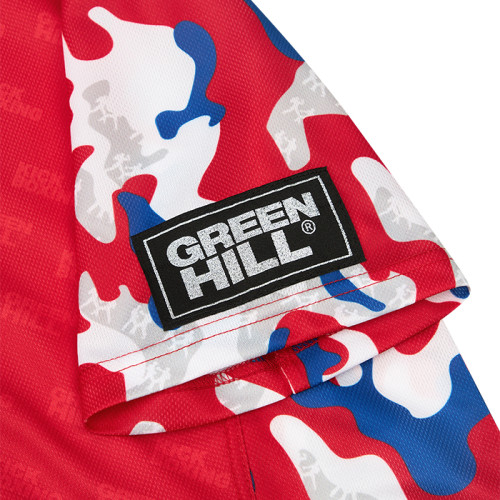 Футболка Kickbоxing T-shirt Mesh Camo Green Hill фото 3