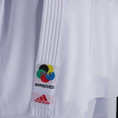 Кимоно для каратэ Adilight Primegreen WKF Adidas (цветные плечи) фото 7