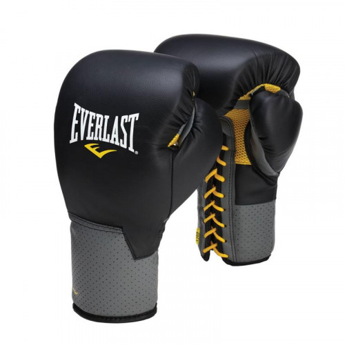 Перчатки боксерские на шнуровке Pro Leather Laced Everlast