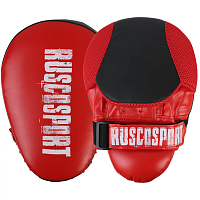 Лапы боксерские изогнутые с карманом Rusco Sport