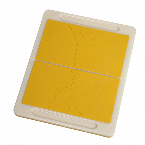 Доска для разбивания многоразовая (до 12 кг, 8 мм, желтая) Wacoku