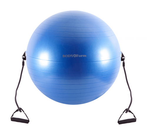 Мяч гимнастический с эспандером BF-GBE01AB Body Form
