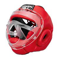 Шлем с прозрачной маской Safe HGS-4023S Green Hill