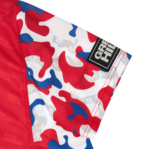 Футболка Kickbоxing T-shirt Mesh Camo Green Hill фото 4