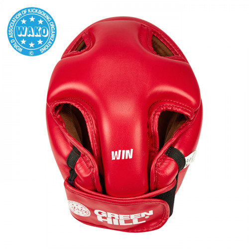 Шлем для кикбоксинга Win WAKO HGW-9033W Green Hill фото 3