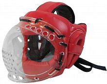 Шлем с маской для кудо КРИСТАЛЛ-2 шнуровка Рэй-Спорт